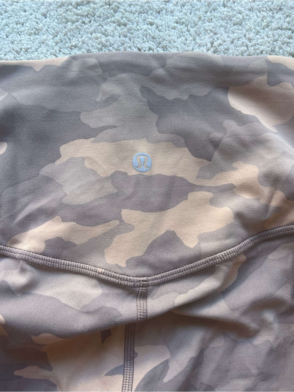 Lululemon Align High-Rise Pant Leggings with Pockets 25" Camo Beige Multi size 6 - Picture 8 of 9